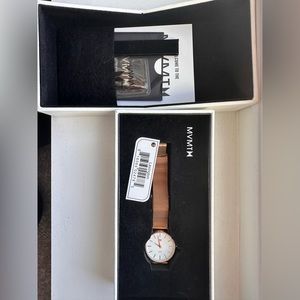 MVMT Rose Gold Lexington Watch